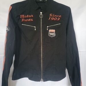 Harley-Davidson Womens Black Motor Parts1903 Racing Jacket